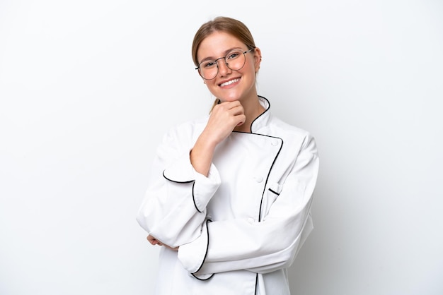 usmievajúci sa kuchár